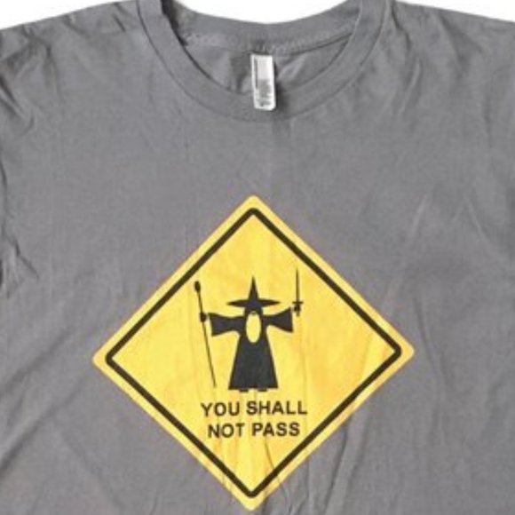 American Apparel Other - *3/$30* Lord of the Rings YOU SHALL NOT PASS T-Shirt